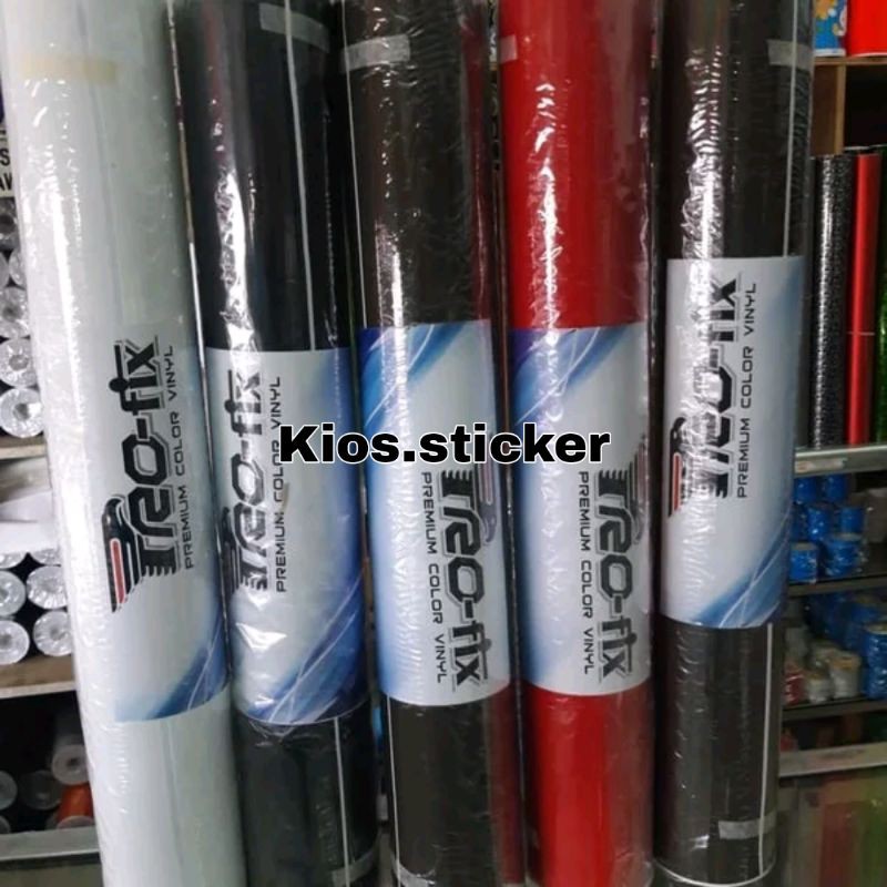 STICKER SKOTLET MOTOR HITAM DOFF  GLOSSY 1ROLL (45CM X 15M)