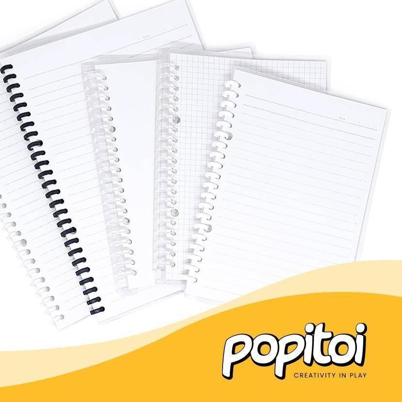 

2.2 HARGA GROSIR DIY Build Your Own Notebook Ring Binder A5 B5 PP Cover Sampul Mika Transparent Loose leaf Transparan