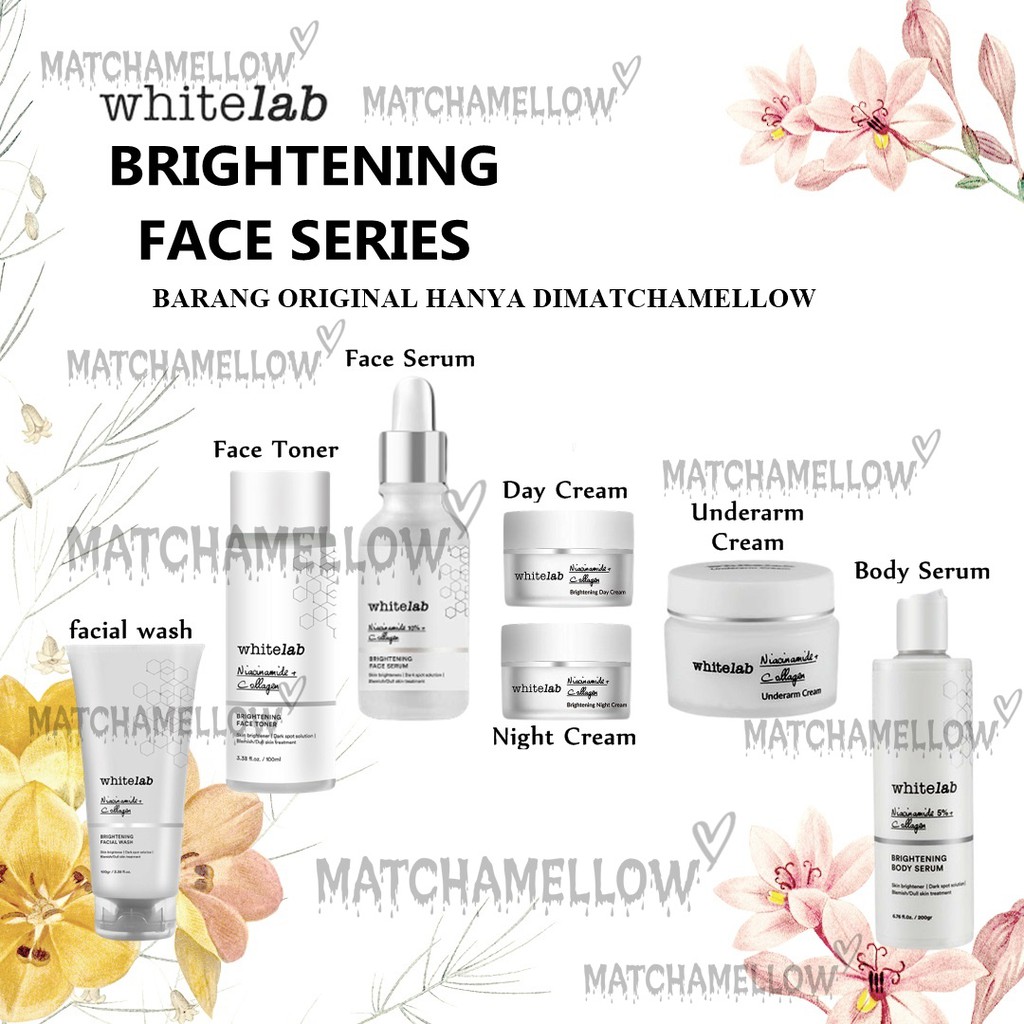 ❄️MATCHA❄️ WHITELAB BRIGHTENING FACE SERIES - WHITELAB BRIGHTENING BODY SERIES ORIGINAL