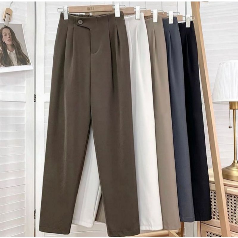 C. Forma Casual Pants' CELANA WANITA TERLARIS' KOREAN STYLE' BISA COD