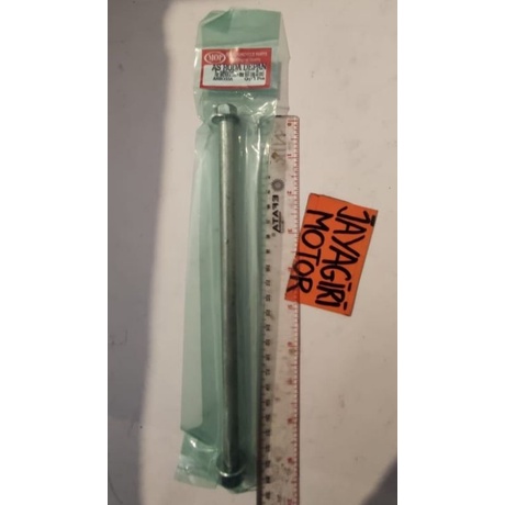 As Roda Depan Satria 2Tak 2T RU 120 R 23cm Baut + Mur Front Axle Road Wheel Probolt Baud Ori Suzuki 