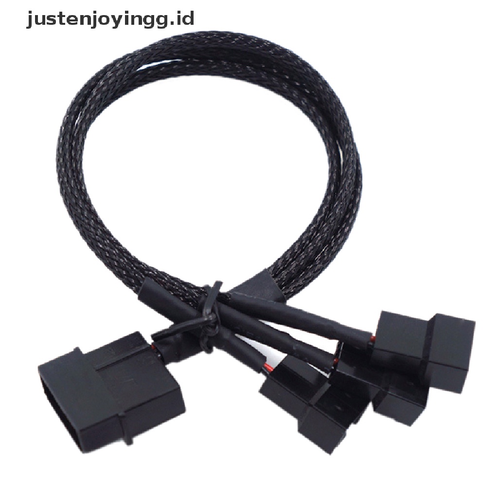 Kabel Adapter Splitter Power Kipas Komputer 3 Arah 3Pin / 4Pin 12V