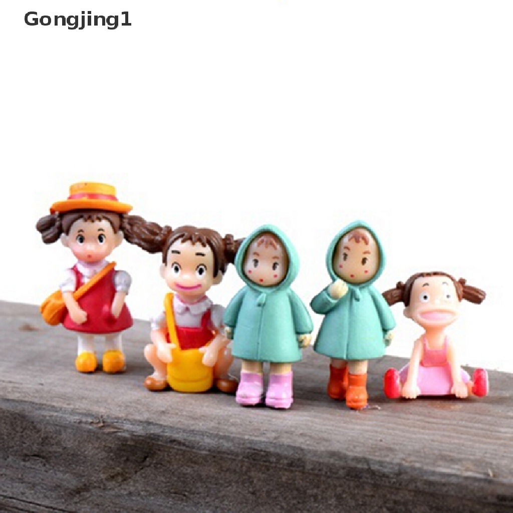 Gongjing1 Boneka Anak Perempuan Mini Untuk Dekorasi Taman