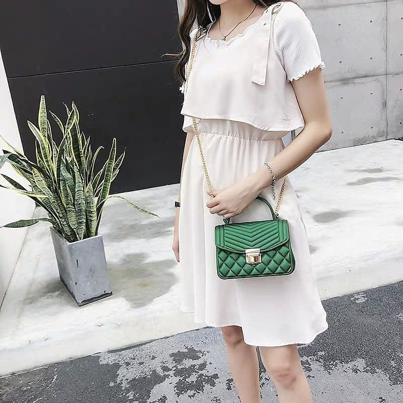 (COD)tas impor wanita selempang tas jelly cantik terbaru batam murah handbag promo slingbag