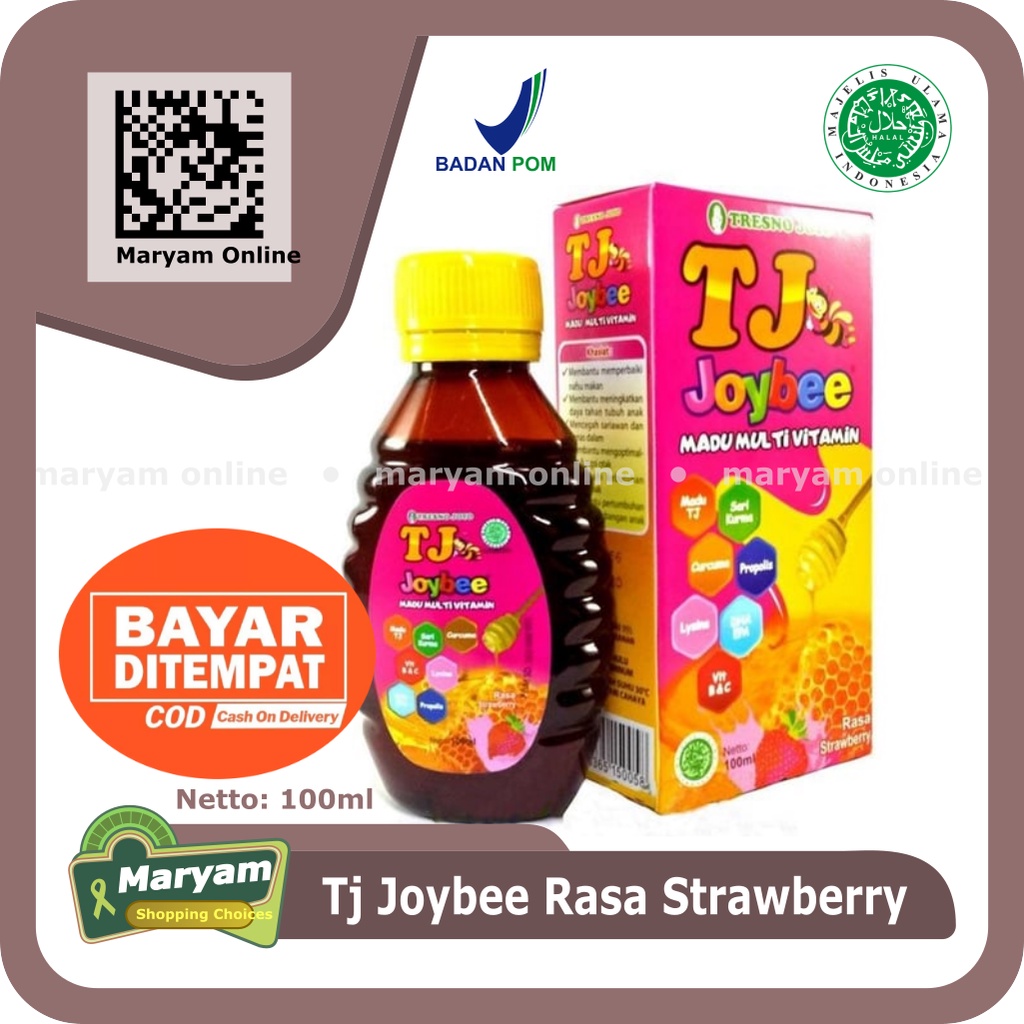 

Tj Joybee Madu Multivitamin Rasa Strawberry