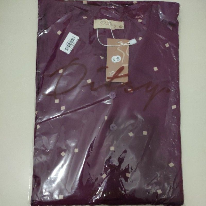 ditsy scatolla plum nightgown