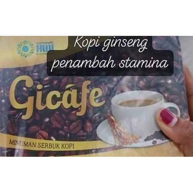 

GICAFFE (kopi ginseng penambah vitalitas )