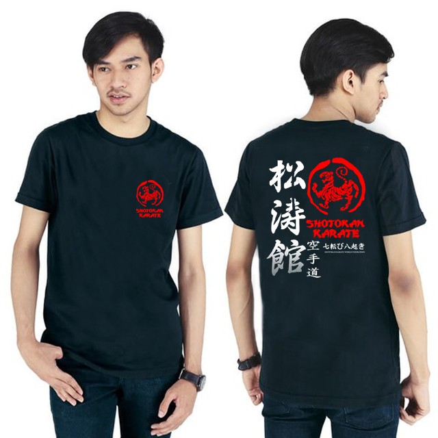 Kaos SHOTOKAN KARATE Martial Arts Tshirt Casual Unisex T-SHIRT Bahan Katun