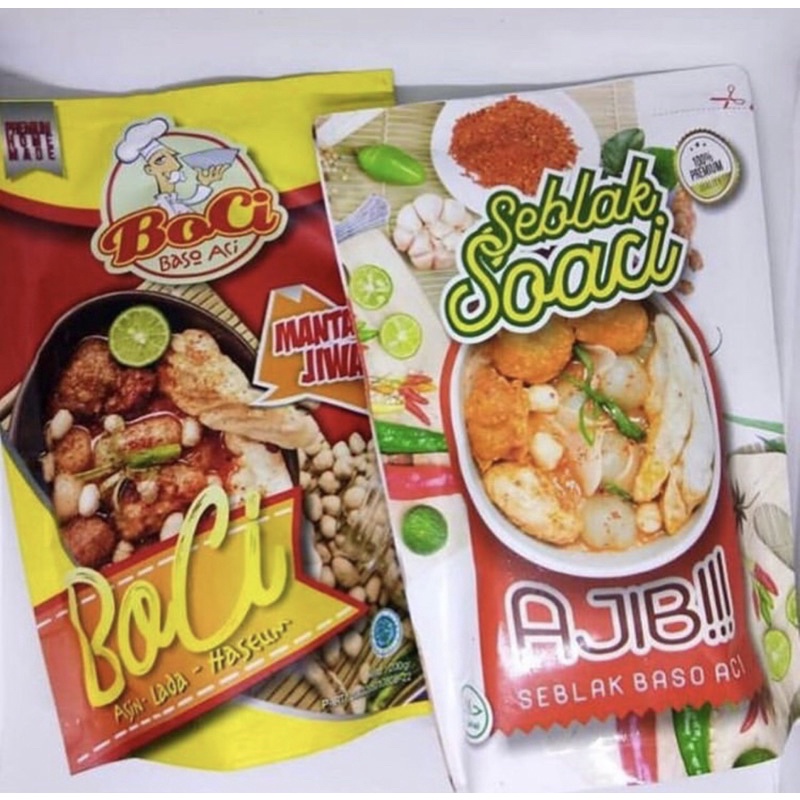 

Paket reseller baso aci & Seblak so aci