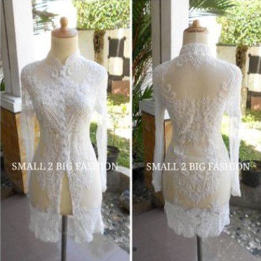 Kebaya pengantin / kebaya akad nikah / kebaya putih / kebaya muslim / kebaya hijab / kebaya payet
