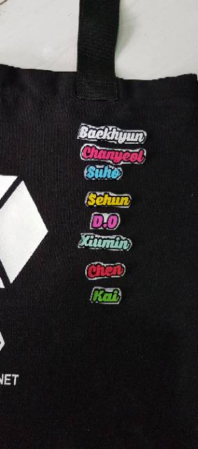 EXO name pin kpop