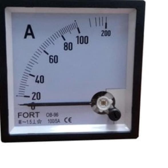 ampere meter / amperemeter Analog Jarum Merk Fort via CT