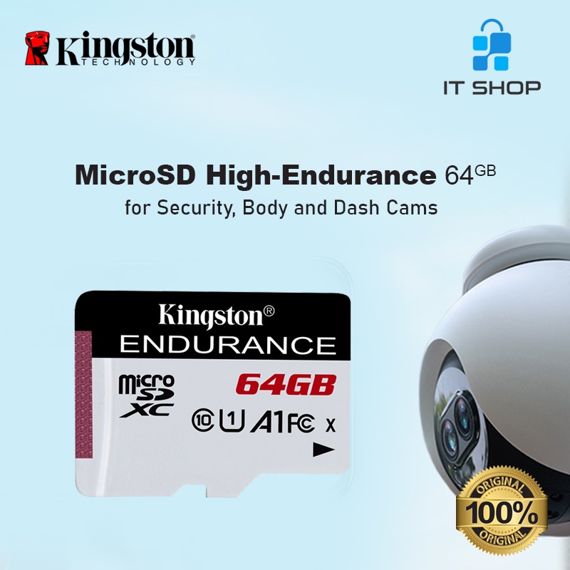 Kingston MicroSD Card High Endurance - 64GB