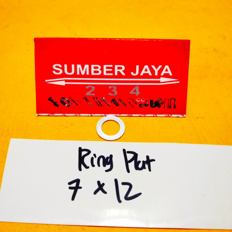 Ring plat M7 7 x 12  isi 100 TERMURAH