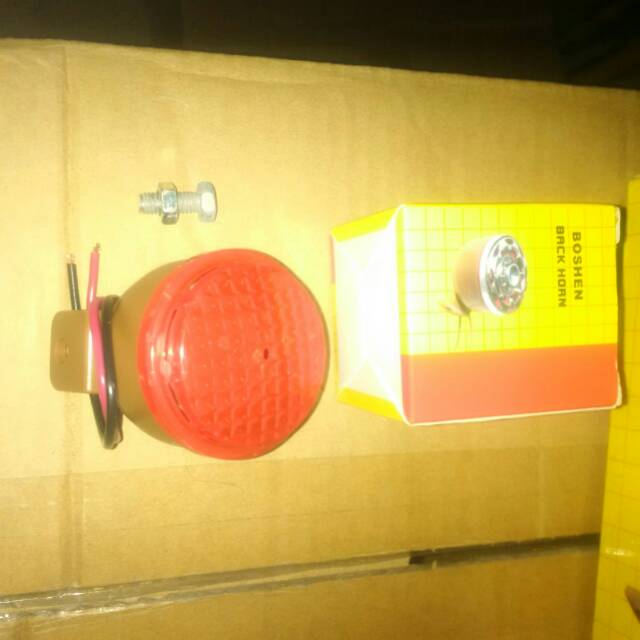 Klakson mundur / atret / back buzer LED. Bisa 12v/24v. Suara kencang.