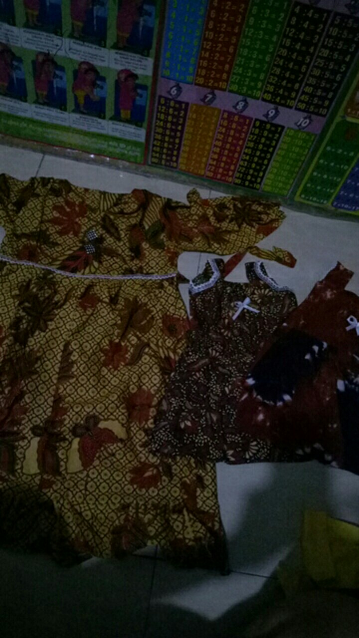 Gamis Batik Anak S /baju Muslim Anak
