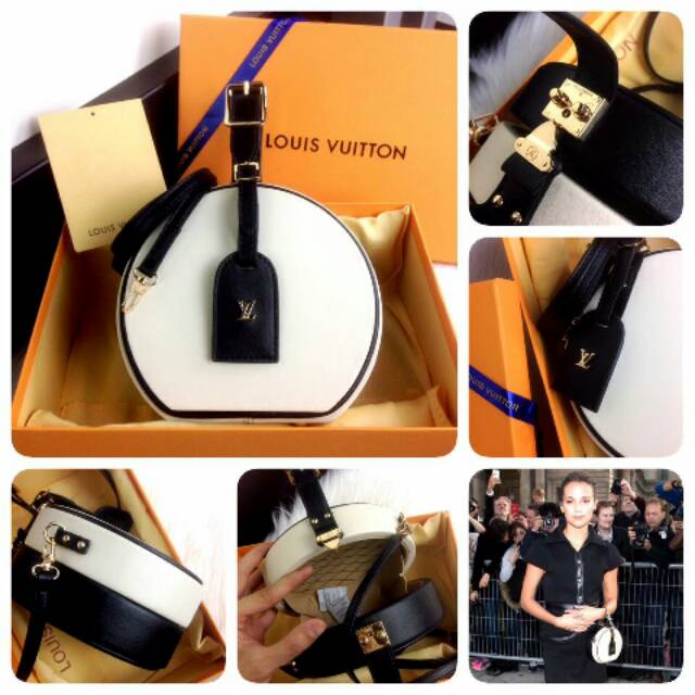 LV 43510 ORIGINAL 1:1 petite boite CHAPEAU CALF - TAS BATAN WANITA