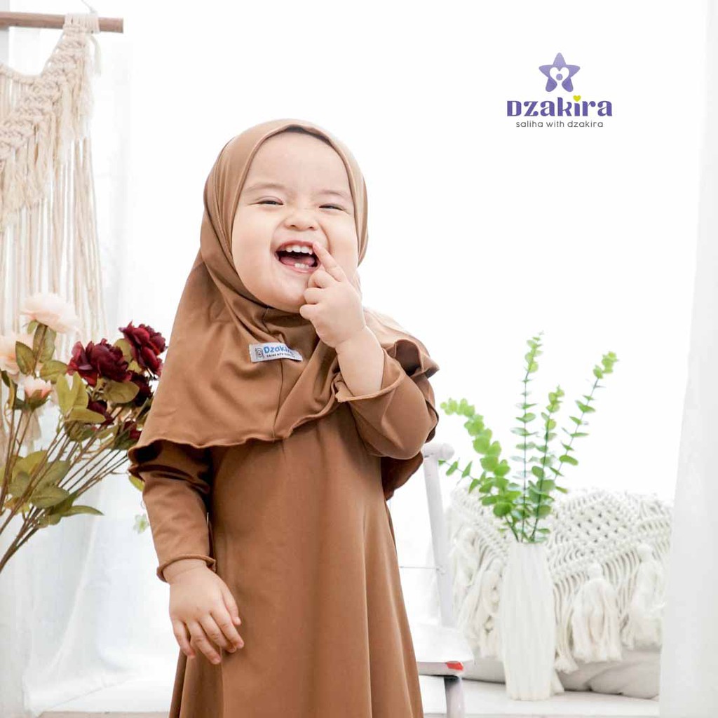 GAMIS BAYI POLOS KIA MOCCA DAILY ORIGINAL by DZAKIRA 0-2T GAMIS BAYI TERLARIS JERSEY PREMIUM