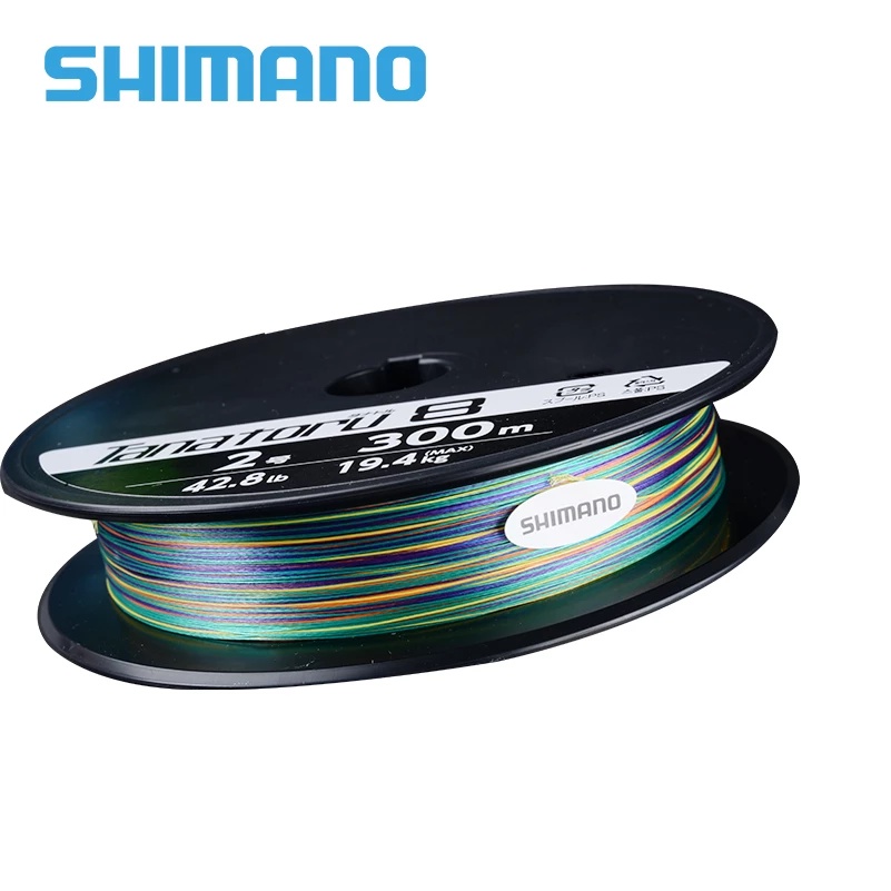 Senar Pancing Benang PE SHIMANO TANATORU 8 BRAID MULTICOLOR 100 METER CONNECTING