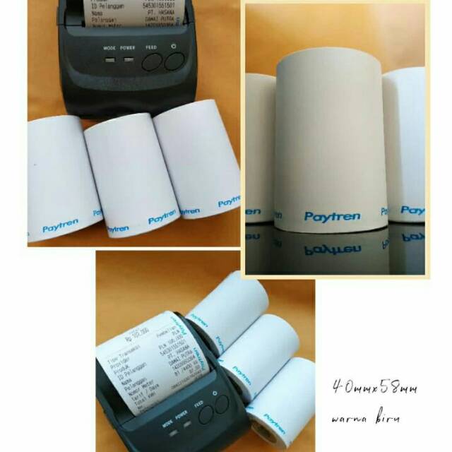 

Kertas Struk ukuran 40mm x 58mm 10 Roll