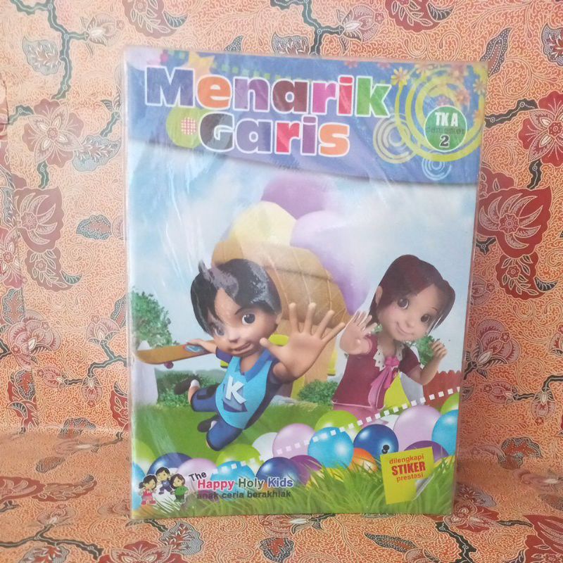 Buku Keterampilan Anak - Menarik Garis TK A Semester 2