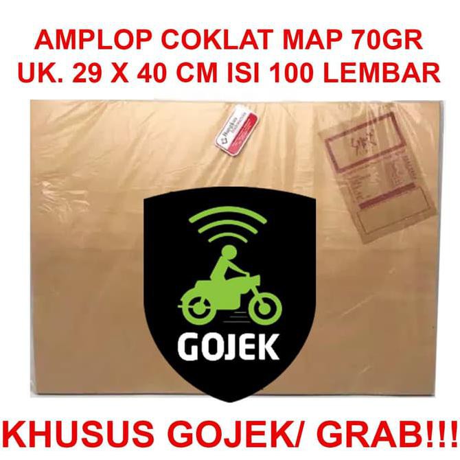 

HOT SALE|BEST SALLER Amplop Coklat Map isi 100