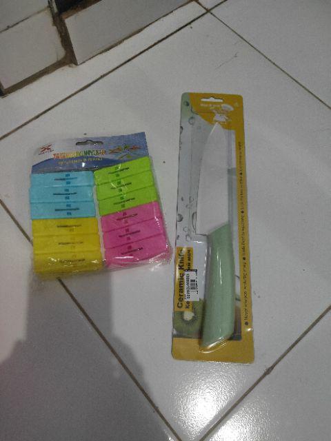 Jepit Jemuran Plastik Isi 12pcs