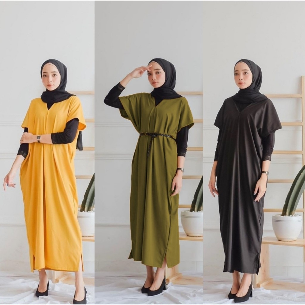 +[HNFK] Tunik Meira / Tunik Wanita Modern / Tunik Kameshia / Tunik Gamis / Tunik Hijab Ootd