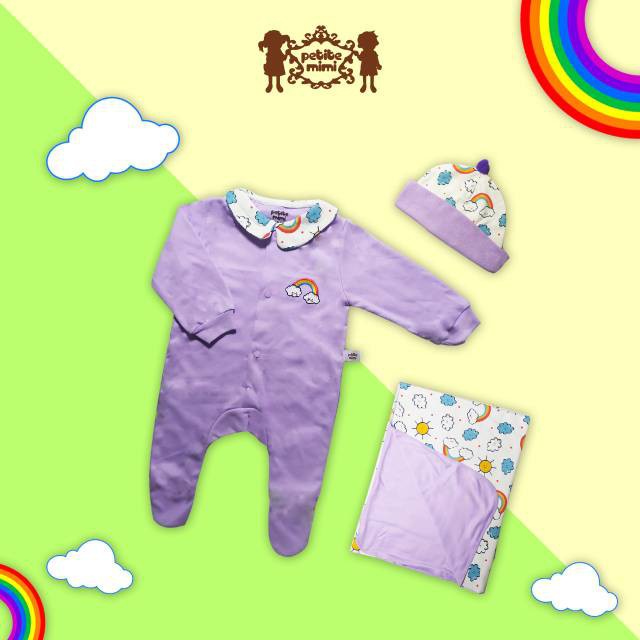 4 in 1 blanket set petite mimi//baju bayi//gift kado//newborn