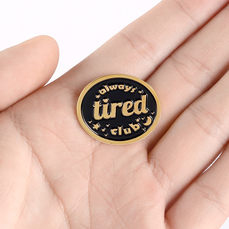 Bros Pin Enamel Desain Ban Club Warna Hitam Gaya Punk Vintage Untuk Hadiah Teman