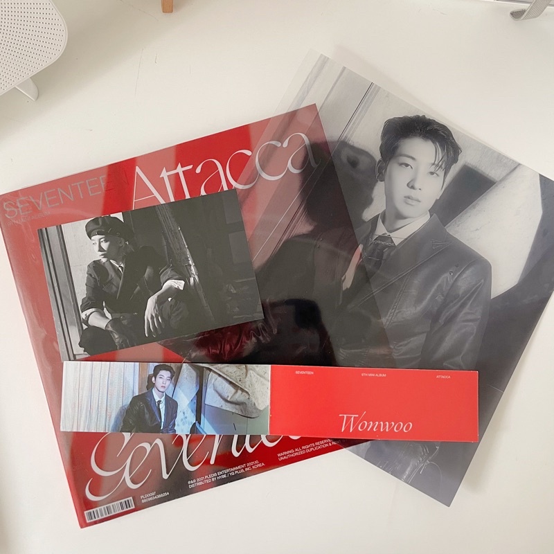 [ALBUM ONLY] ATTACA OP 3 HIPHOP PHOTOBOOK (WONWOO LAYERED, JEONGHAN POSTCARD)