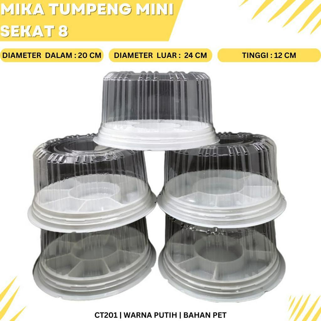 Mika Tumpeng Sekat 8 Mika Sekat 8 (Isi 10 Pcs-CT201)