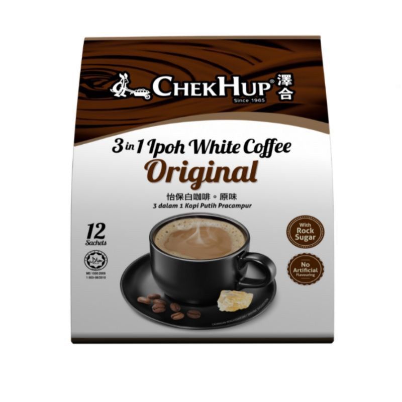 Khas Jaya Kopi Chek Hup 3 in 1 Ipoh White Coffee Original Isi 12 sachet