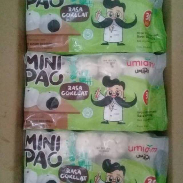 

Minipao umiami coklat / ayam /strobery / weiwang kacang hijau