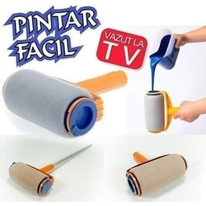 Kuas Cat Tembok Rumah Paint Roller/Pintar Facil Paint Roller