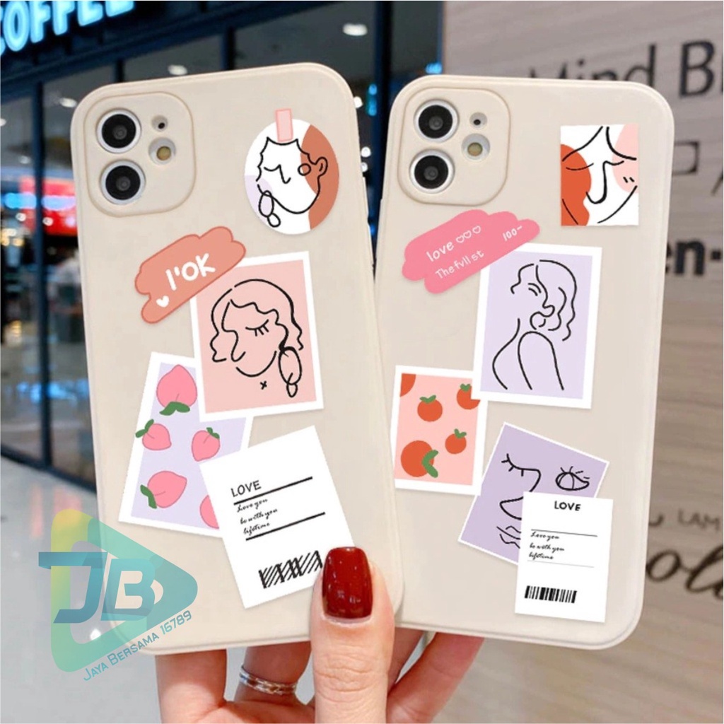 SOFTCASE MACARON PELINDUNG KAMERA CUSTOM GIRL CUTE OPPO VIVO SAMSUNG REALME XIAOMI IPHONE INFINIX FOR ALL TYPE JB5826