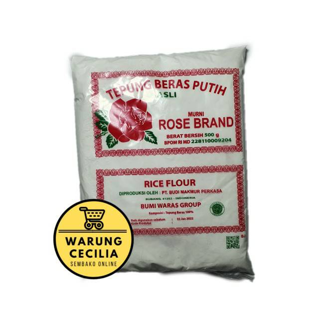 

Tepung Beras Putih Rose Brand 500 Gr