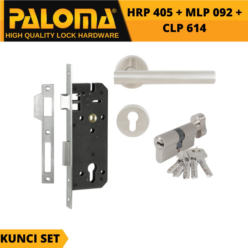 PALOMA HRP 405 MLP 022 CLP 614 HANDLE KUNCI SATU SET KNOB COMPUTER KEY