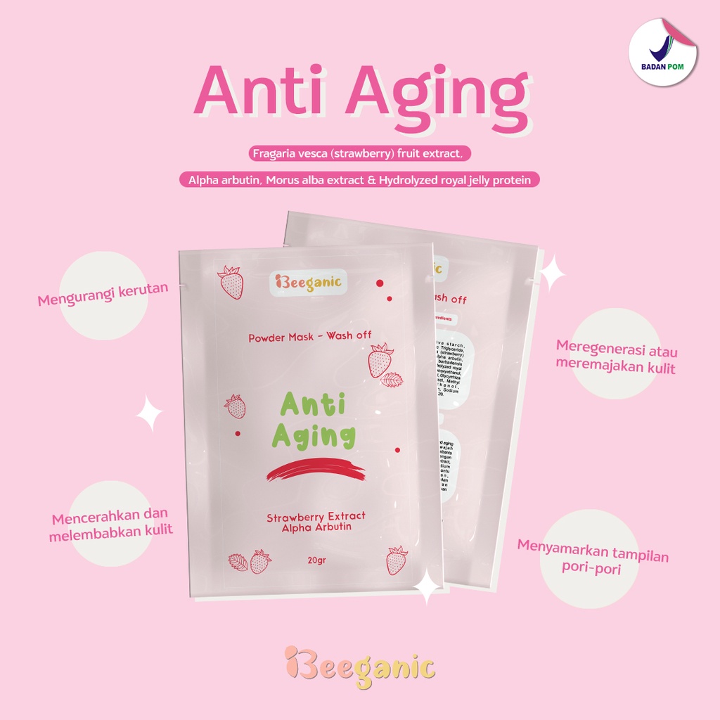 [DISTRI] BEEGANIC MASKER WAJAH WASH OFF MASK WITH DNA SALMON