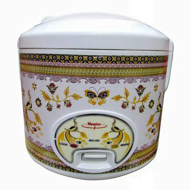 Maspion MRJ-208 Rice Cooker 2L (Putih Batik Series)
