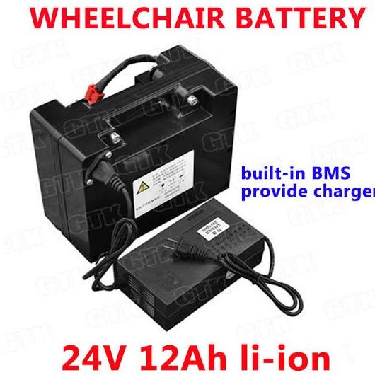 Original Aki Kursi Roda Elektrik 24V 12 Ah Exp Baru