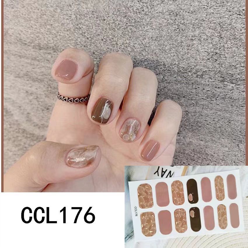 CCL STIKER KUKU GAYA JEPANG 14PCS  STAR MOON NAIL STICKER SHELL PREMIUM QUALITY