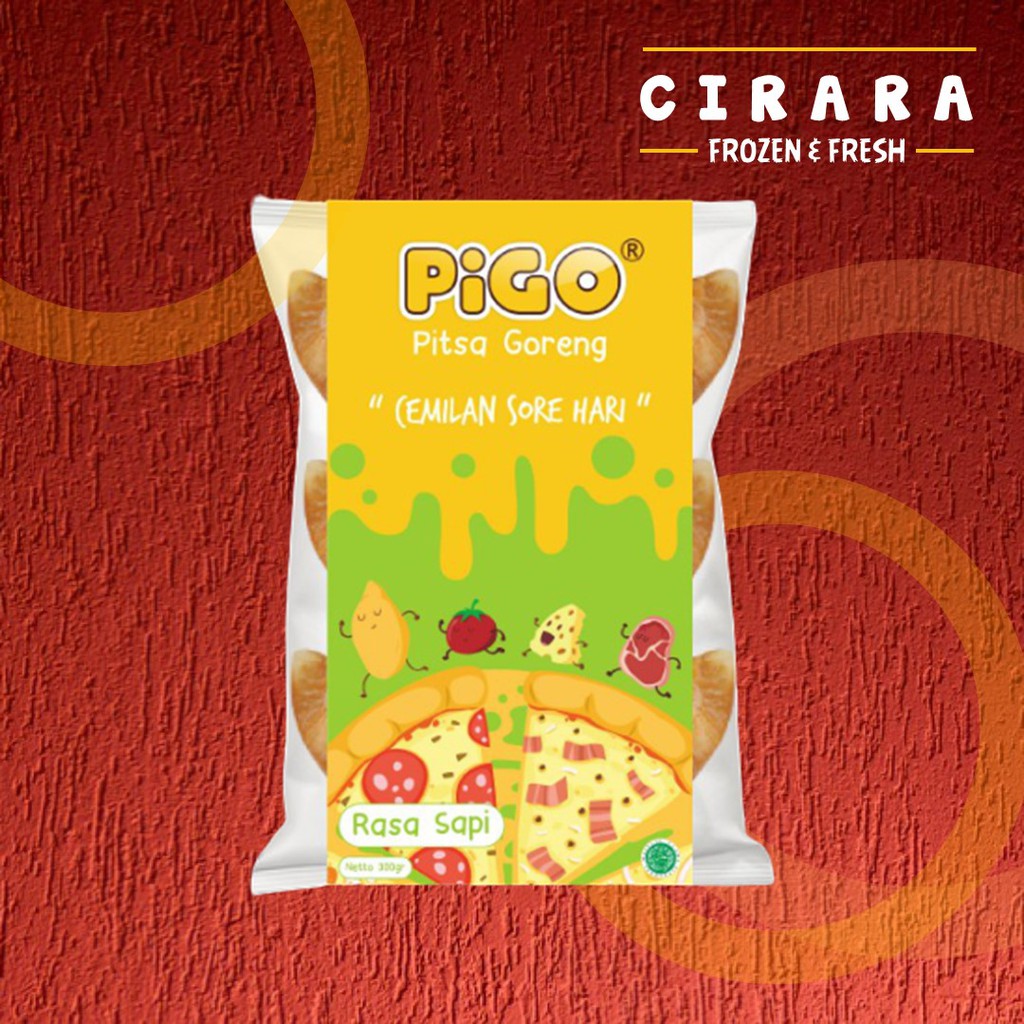 

PiGO Pizza Goreng Reguler Rasa Sapi / Pitsa Goreng