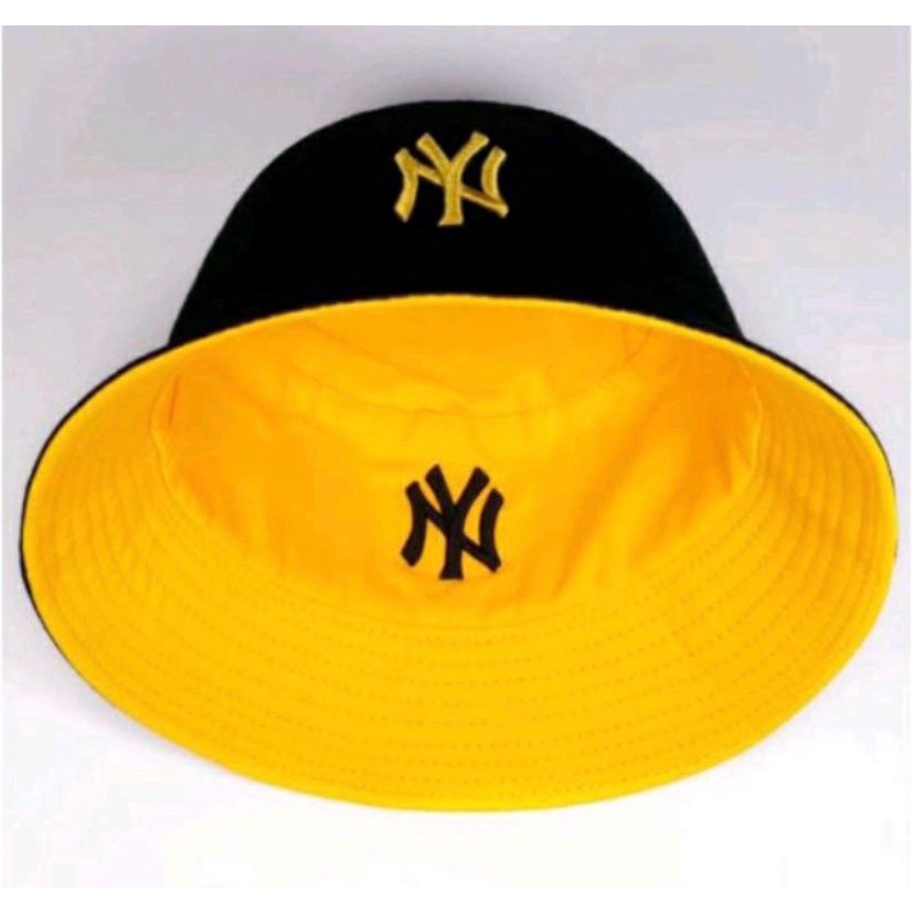 (bisa cod)Topi Bucket Bordir NY Bulak Balik / Bucket Bordir NY