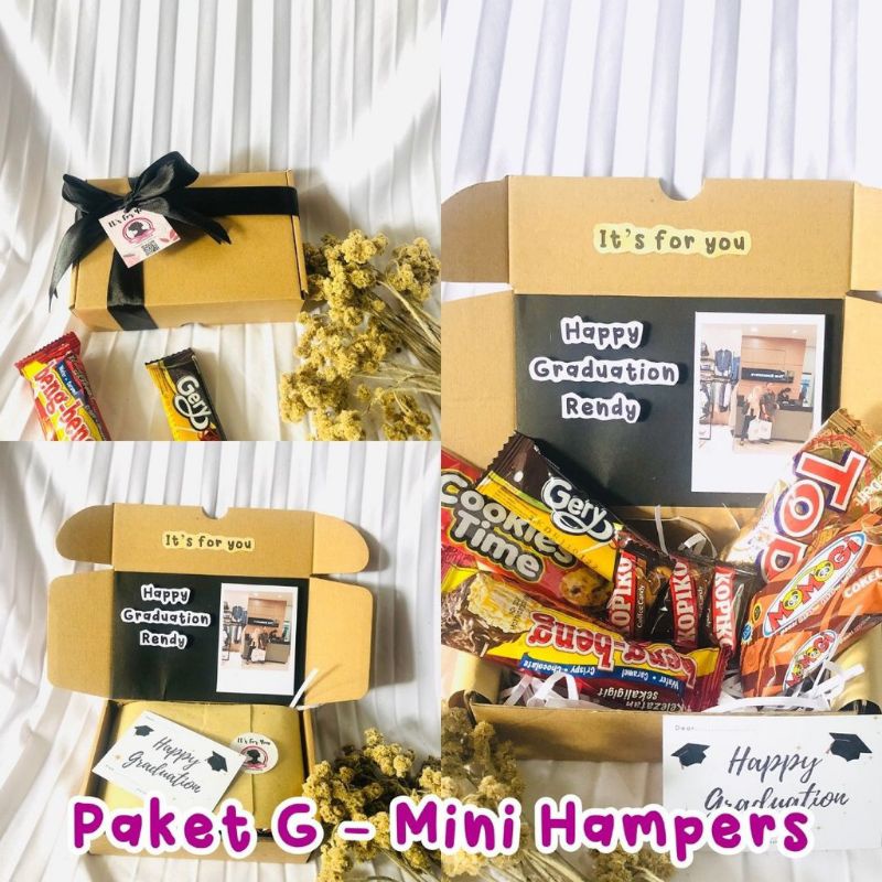

Hampers/gift box/hadiah/kado/snack/murah