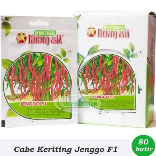 Benih/Bibit Cabe Keriting Jenggo F1 (Bintang Asia)