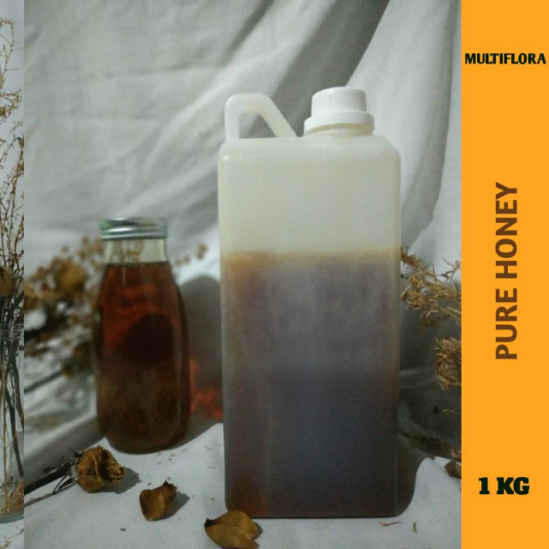 

Madu Murni Asli Multiflora Super 1 KG Pure Raw Honey 100% Madu Hutan Organik Multi Bunga Madu Kesehatan