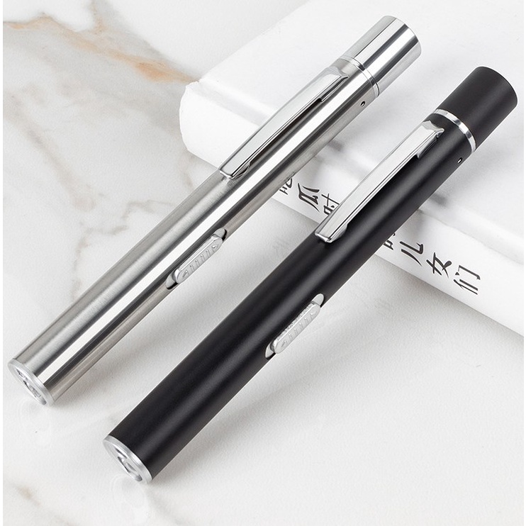 [ USB rechargeable pen light LED Flashlight for Hiking Camping Survival Doctors Emergency ]