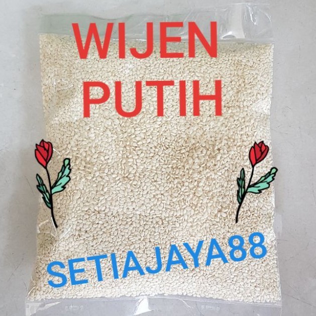 

WIJEN PUTIH MENTAH/WHITE SESAME SEEDS 250 GRAM