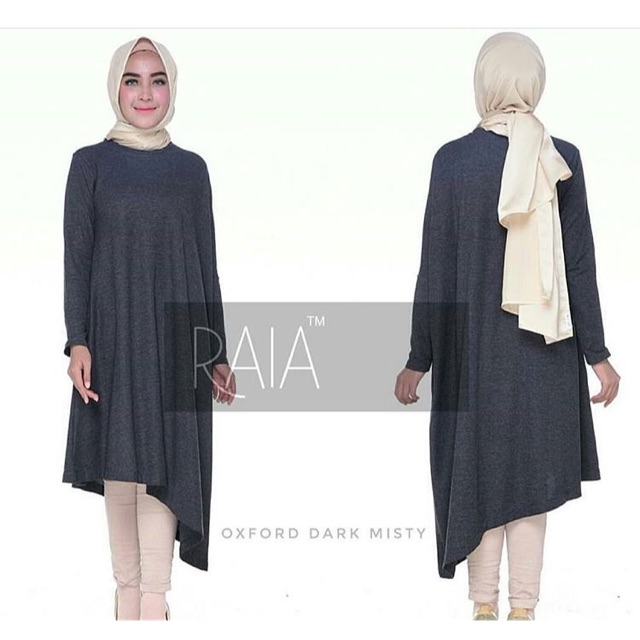 Preloved Tunik raia id oxford warna hitam
